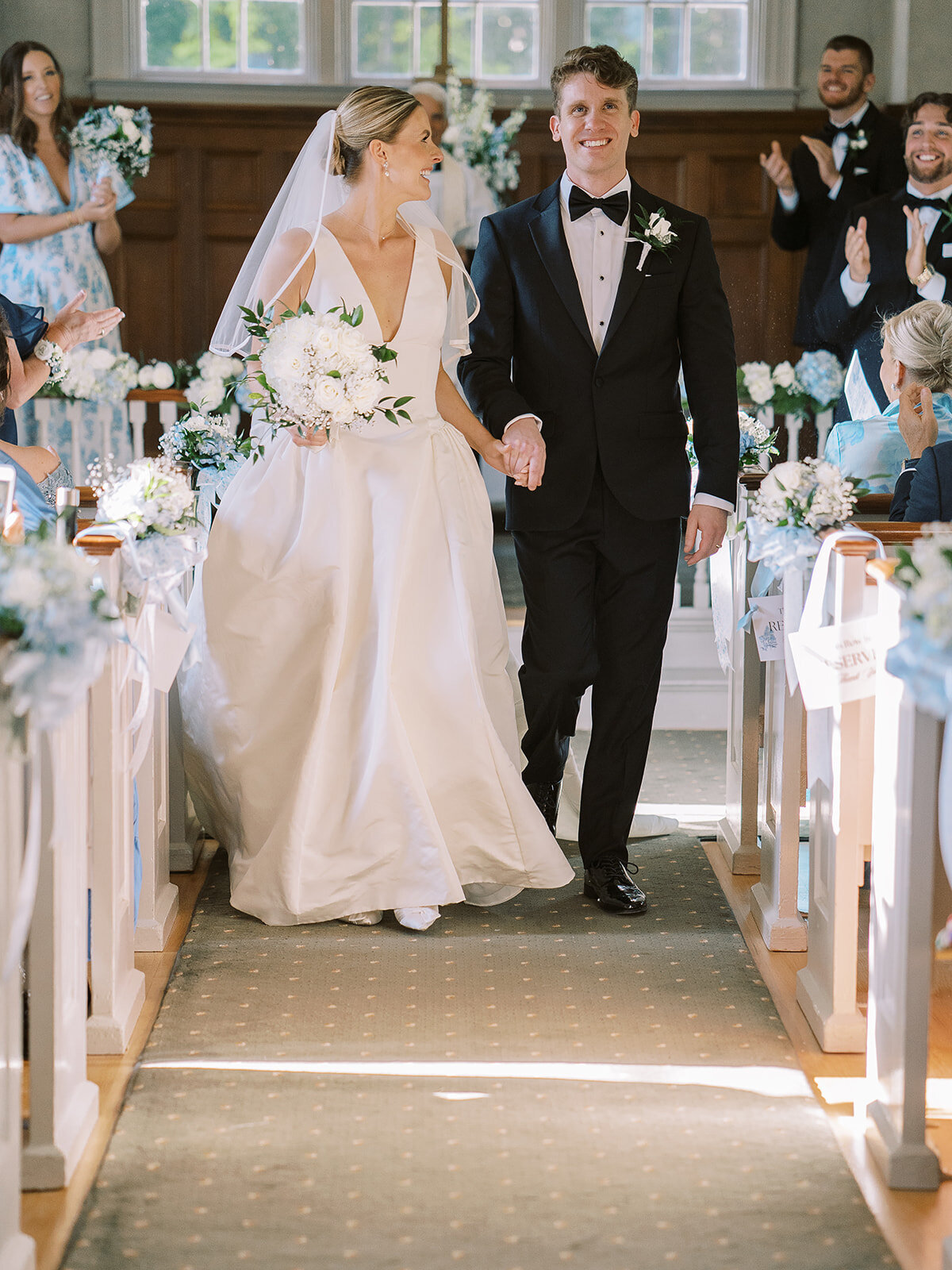 Emma and Will Historic Wayside Inn Martha Mary Chapel Wedding - Just Bloom'd Weddings