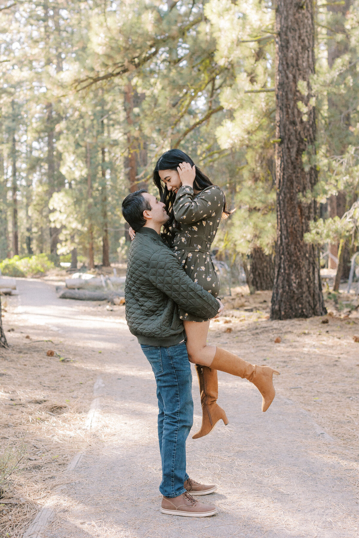 Monica and German | Donner Lake Engagement Session | Truckee, Ca-8