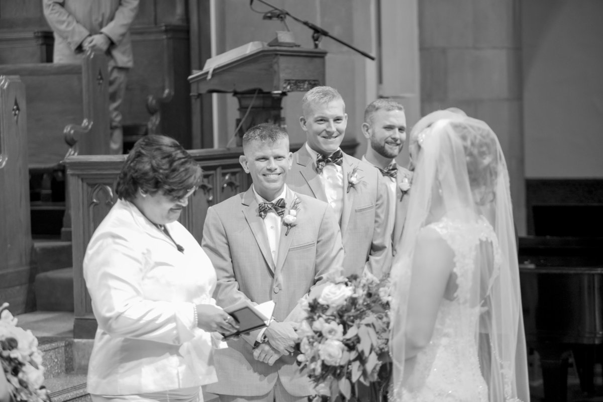 Bud and Kristen have a wedding at the Grove City College Chapel and have their reception at a Barn on Lake Latonka.