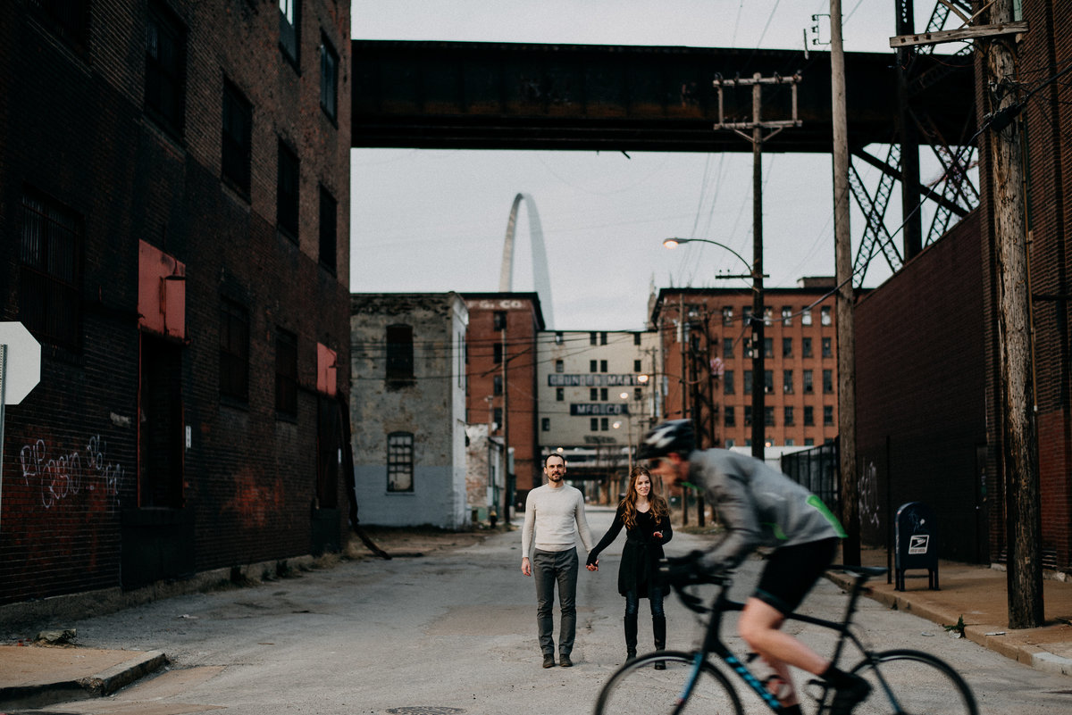 Industrial Downtown St Louis Engagement Session (44)