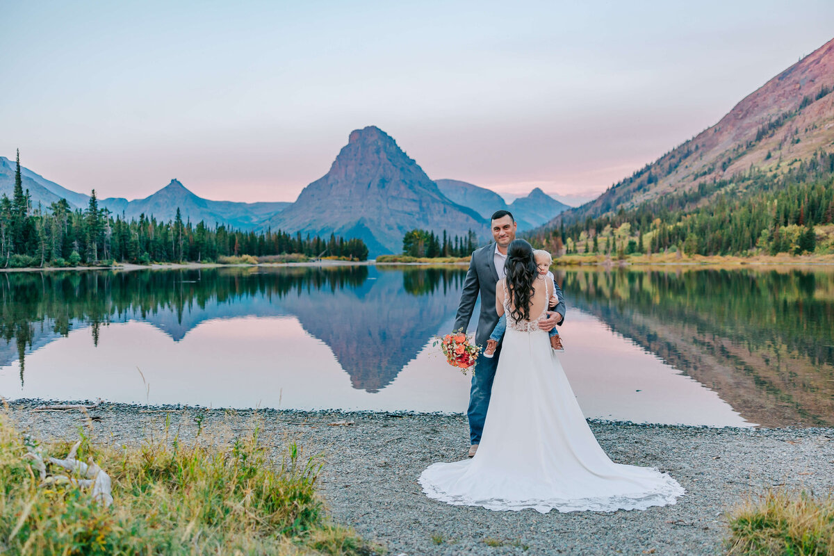 Glacier National Park wedding Two Medicine sunrise (19)