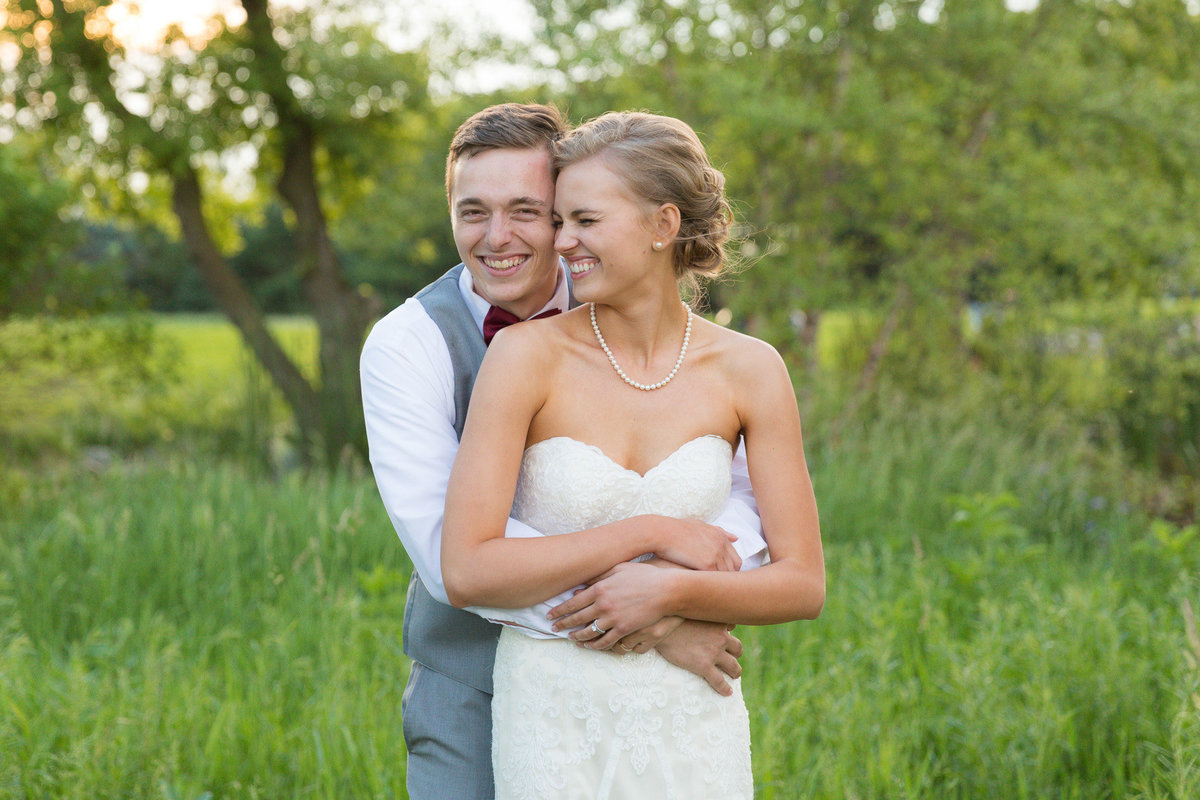 he had zero problem squeezing his bride tightly during their photography time as bride and groom
