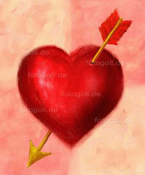 FOTO GOLL - HEART CANVASES - 20120119 - Struck By Cupid_Portrait