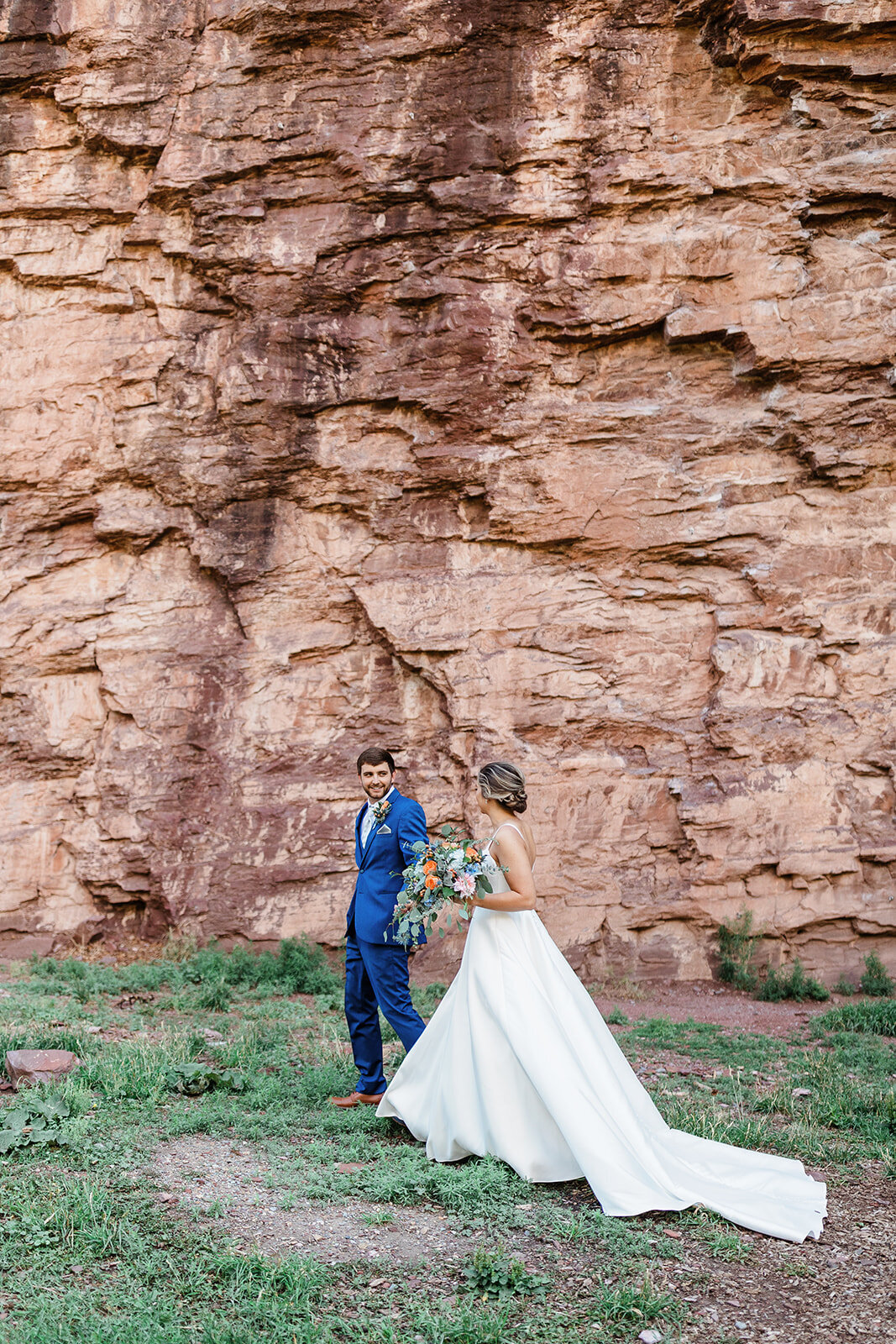Ouray elopement walking
