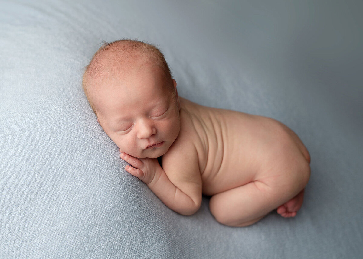 Newborn session of baby boy