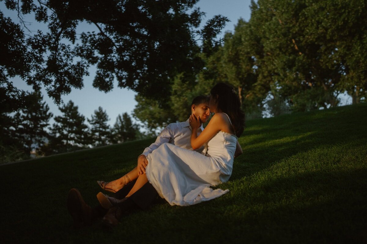 Denver Botanic Gardens couples photos