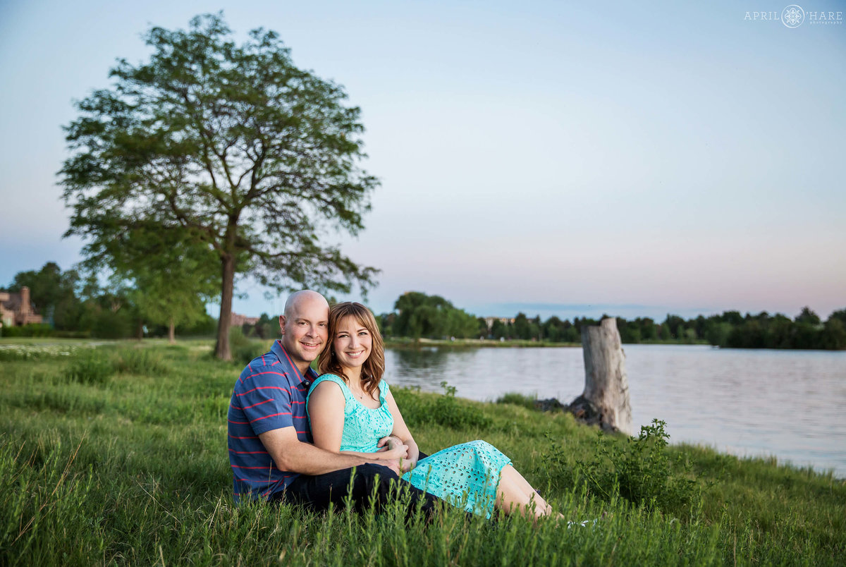 Engagement Photography in Denver CO at Sloans Lake