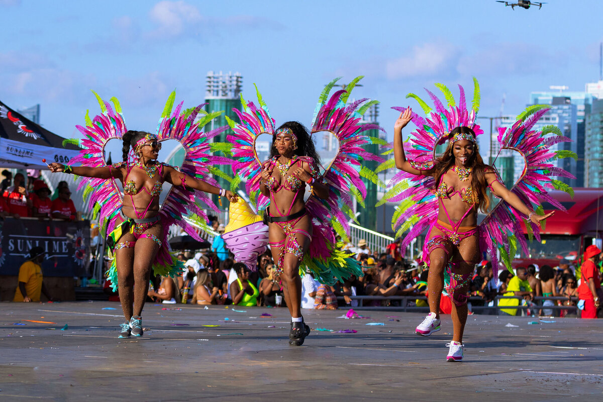 Photos of Masqueraders from Toronto Carnival 2023 - Sunlime Mas Band - Medium Band of The Year 2023-053