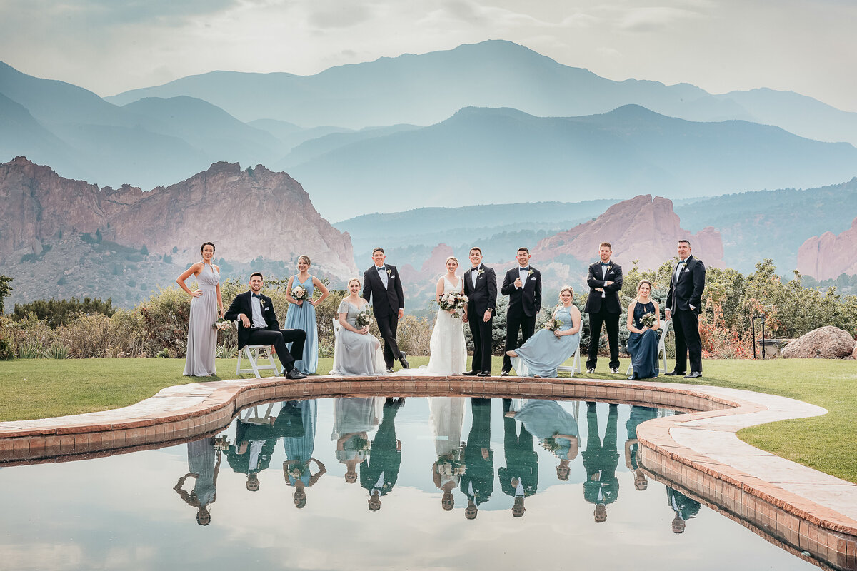 Wedding Party at the Garden of the Gods