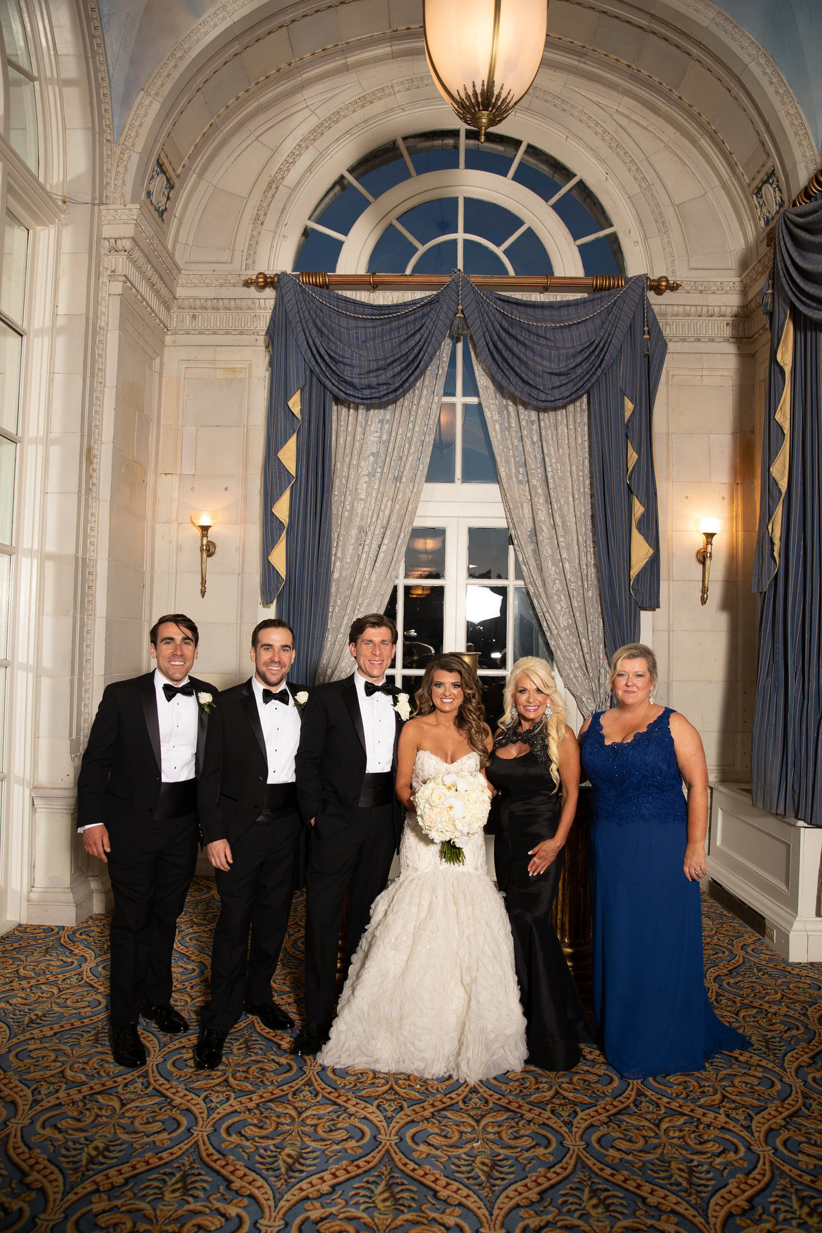 Family photo at Hermitage Hotel.