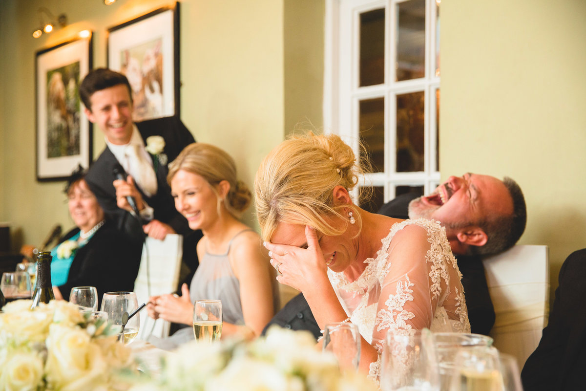 funny wedding speech reactions