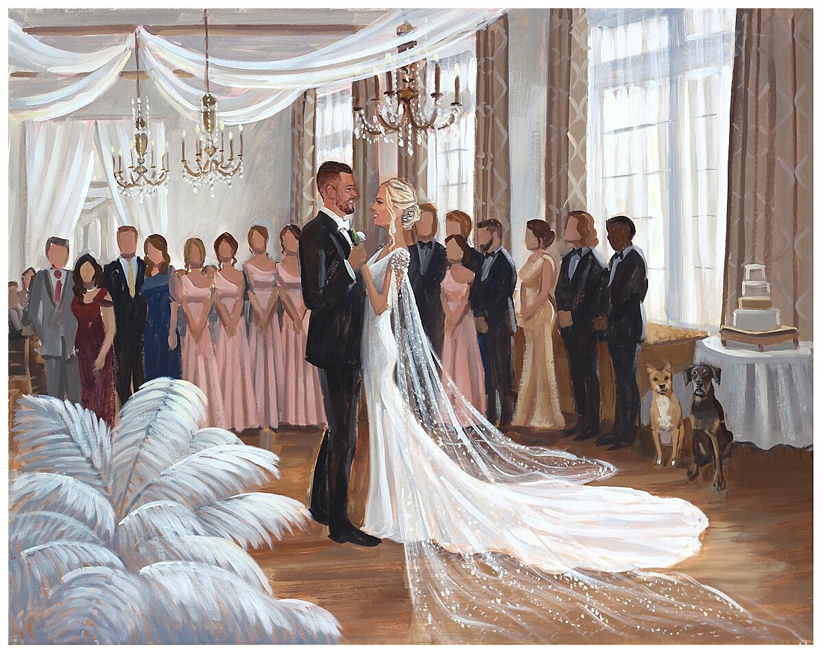 Romantic Wedding Painting