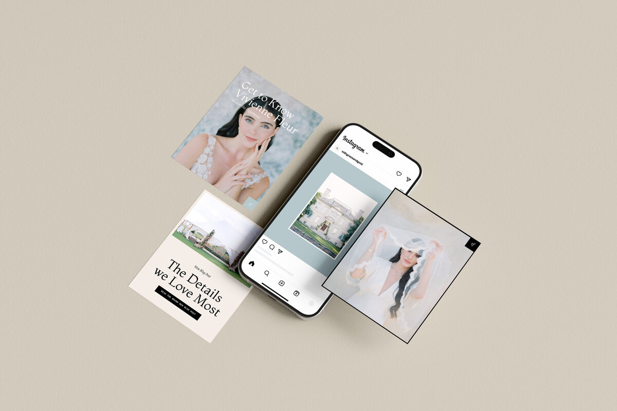 Canva Templates, Canva Instagram Templates, Social Media Templates, Marketing Templates for Creative Small Businesses Matching Showit Templates - With Grace and Gold - Best Showit Templates, Best Showit Designer - 4