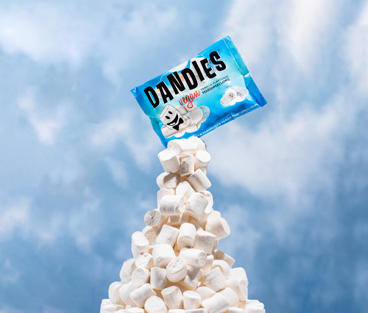 a mountain of dandies vegan marshmallows