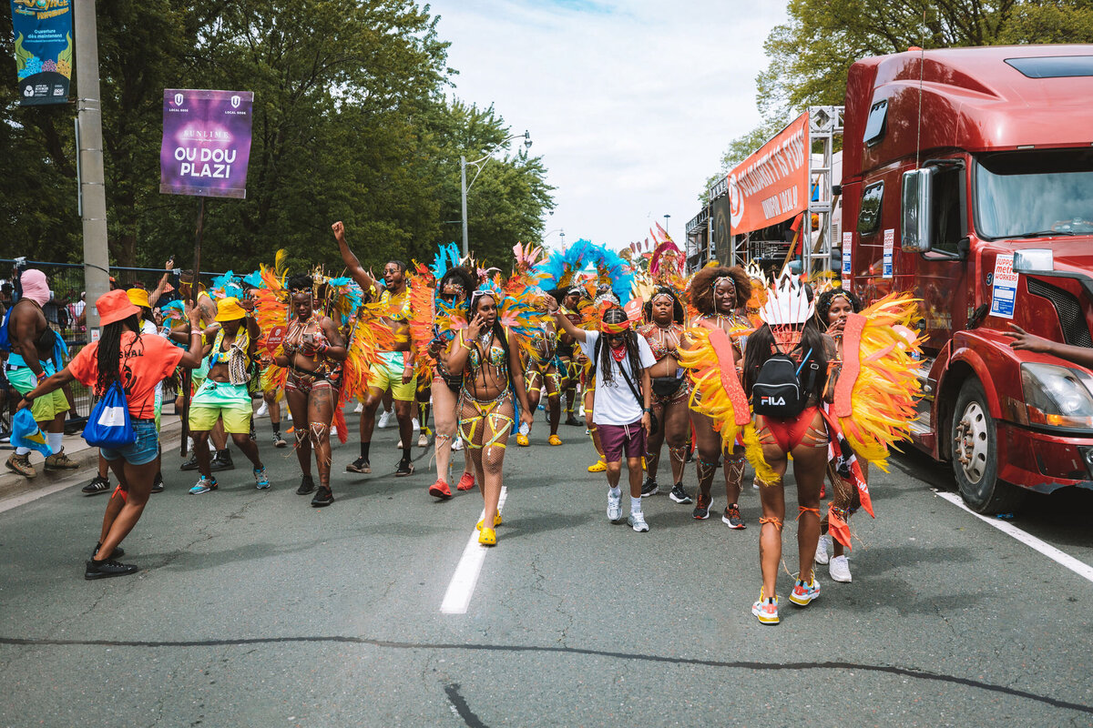 Photos of Masqueraders from Toronto Carnival 2023 - Sunlime Mas Band - Medium Band of The Year 2023-088