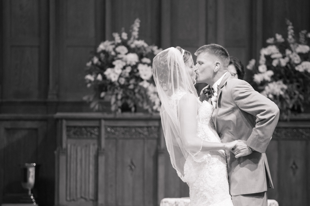 Bud and Kristen have a wedding at the Grove City College Chapel and have their reception at a Barn on Lake Latonka.