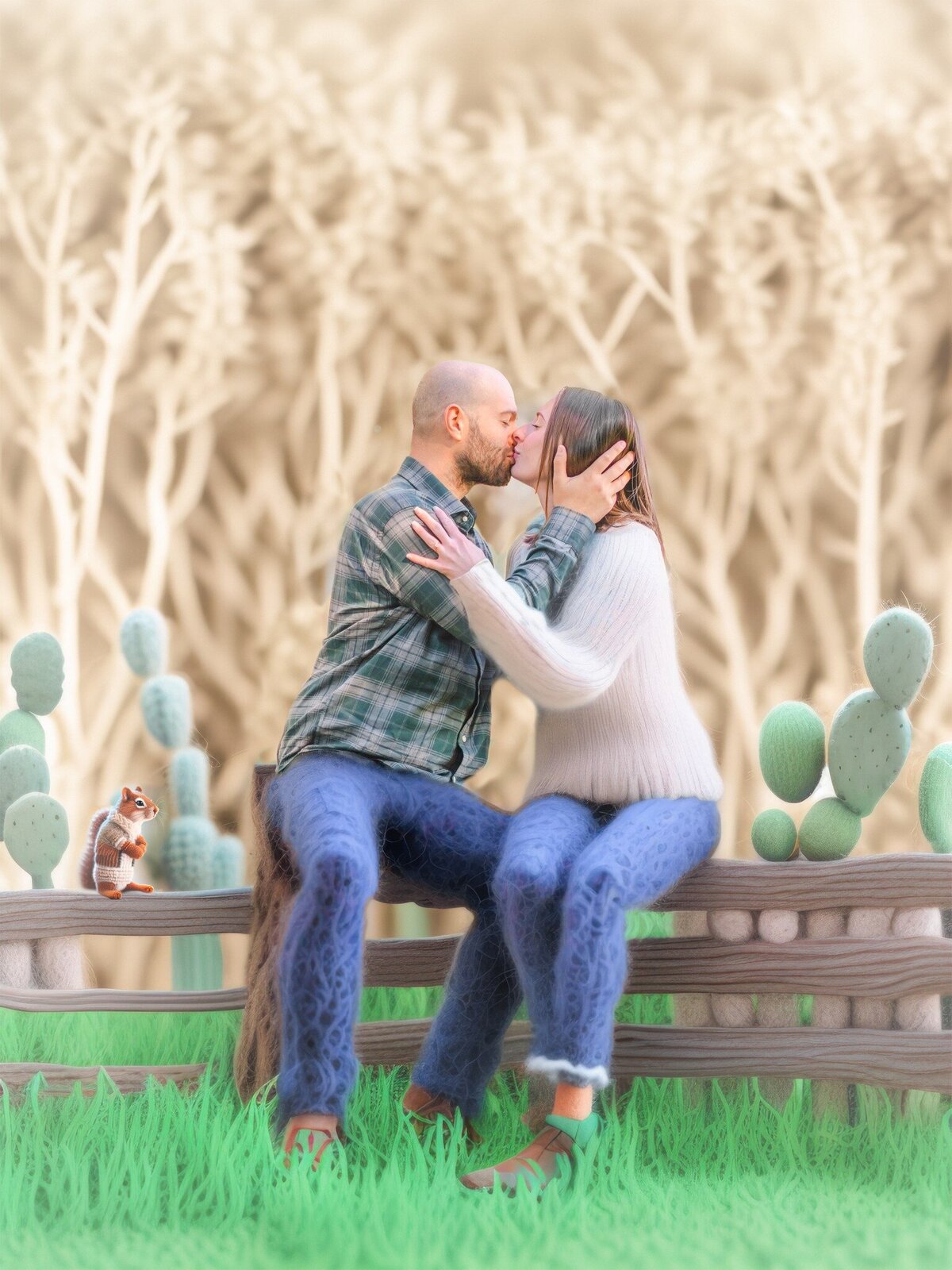 Engagement photo in Napa California. Signature style by 4Karma Studio