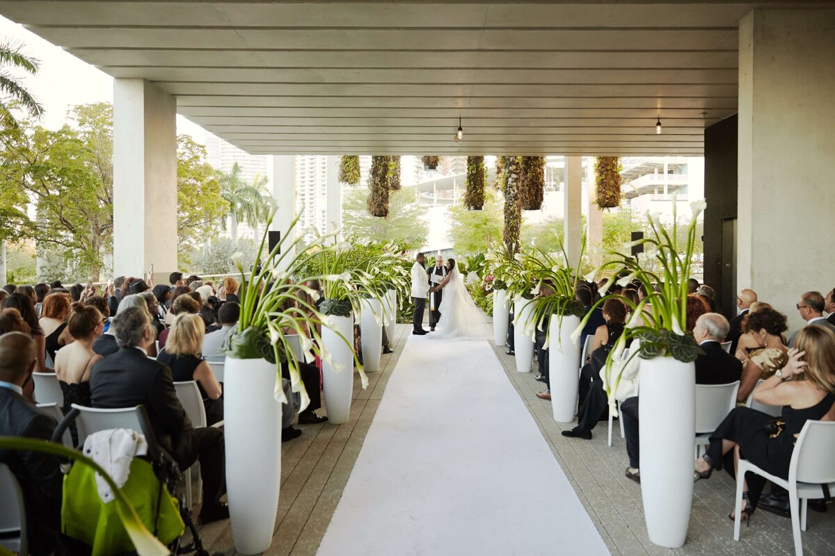 Miami Perez Art Museum Luxury Wedding Ceremony