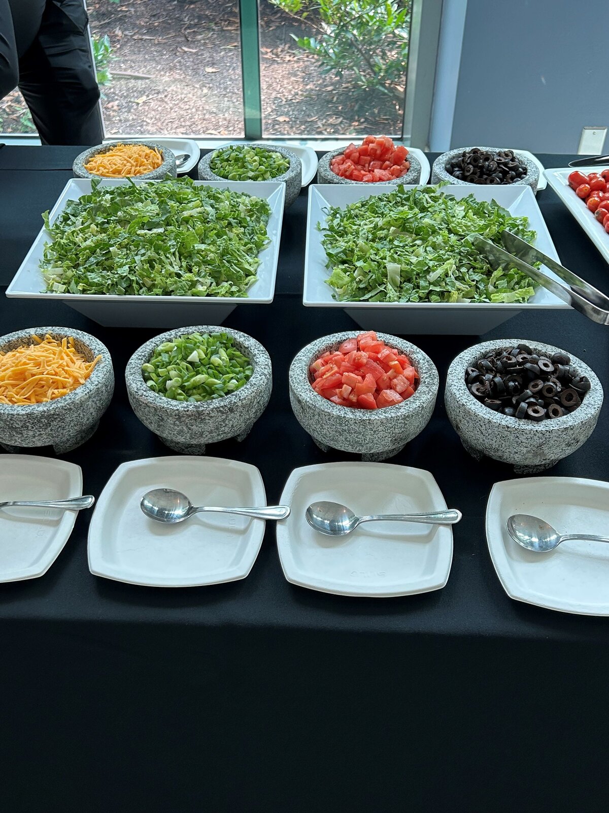 Event-Planning-DC-Corporate-Lunch-Buffet-Mexican-Taco-Fajita-La-Prima-Catering