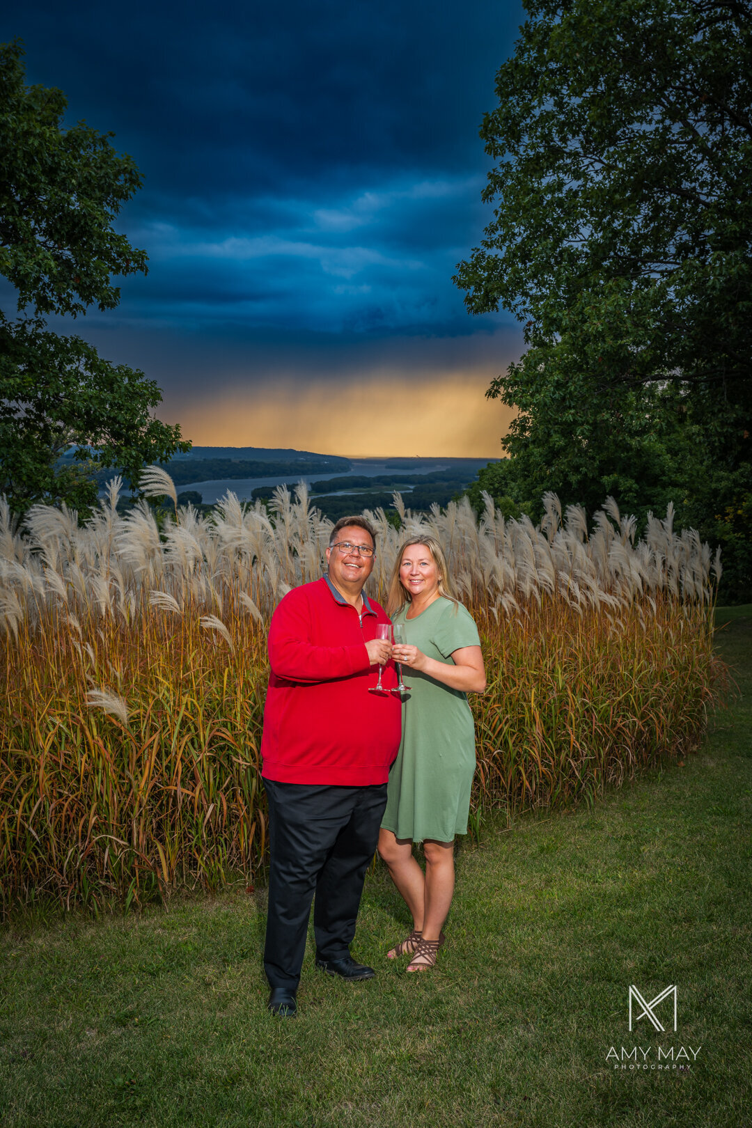 on location engagement Portrait Photography at Amy May Photography
