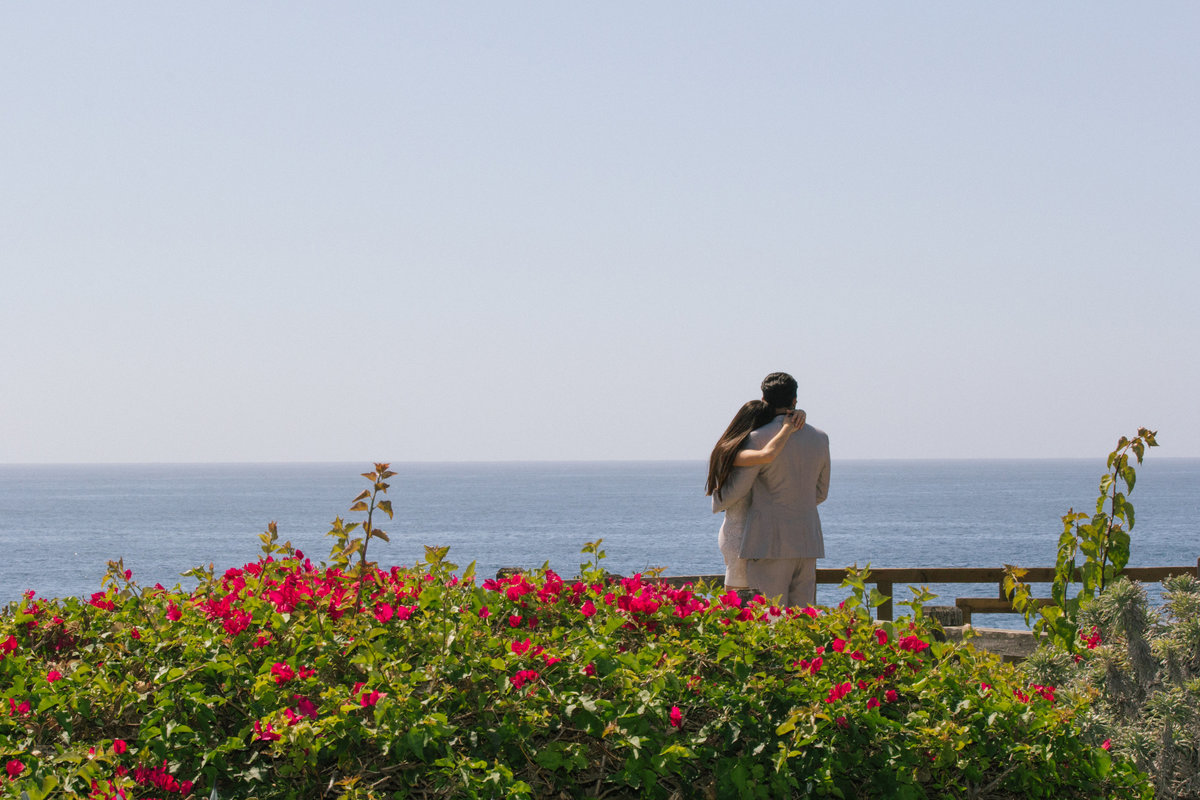 Romantic Surprise Engagement Laguna Beach Montage by Studio Caroline Photography