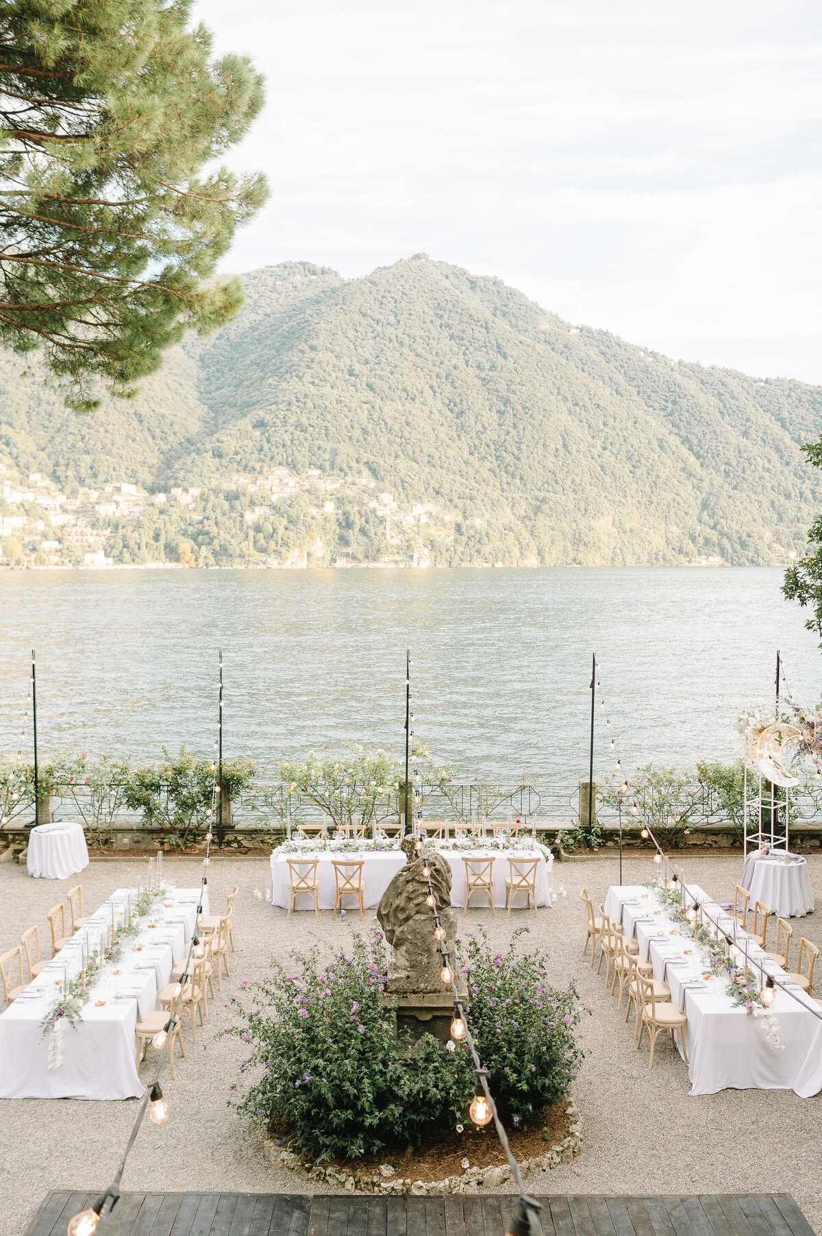 Breathtaking Vistas from the Lakeside Wedding Reception