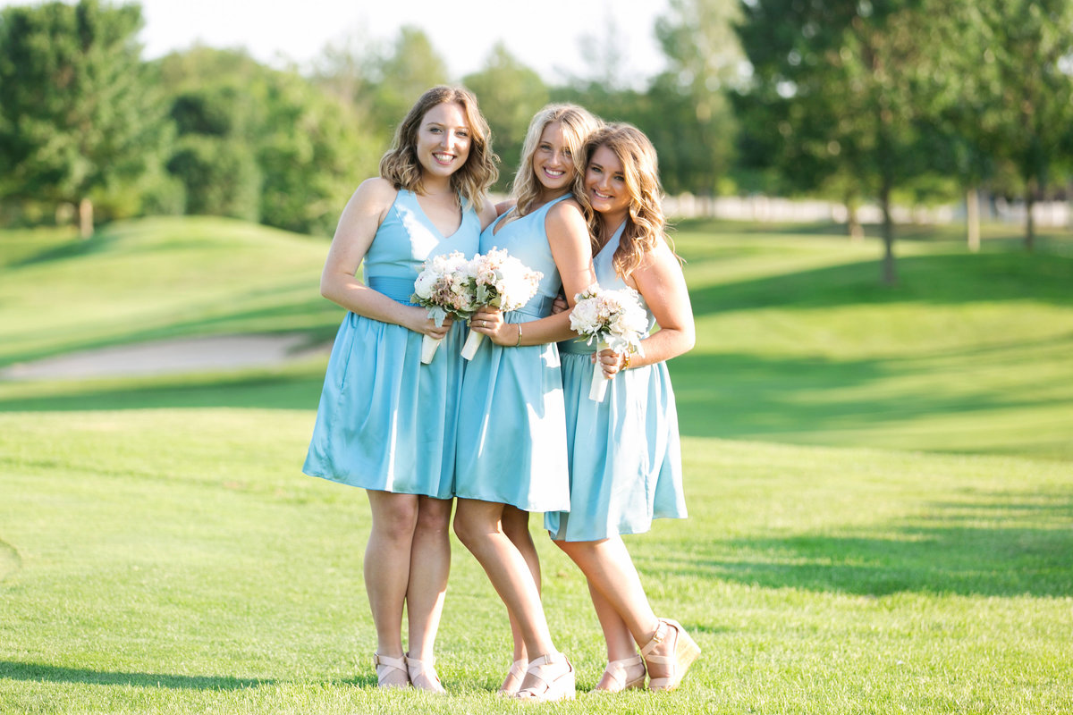 photo of bridesmaids at Willow Creek Golf and Country Club wedding