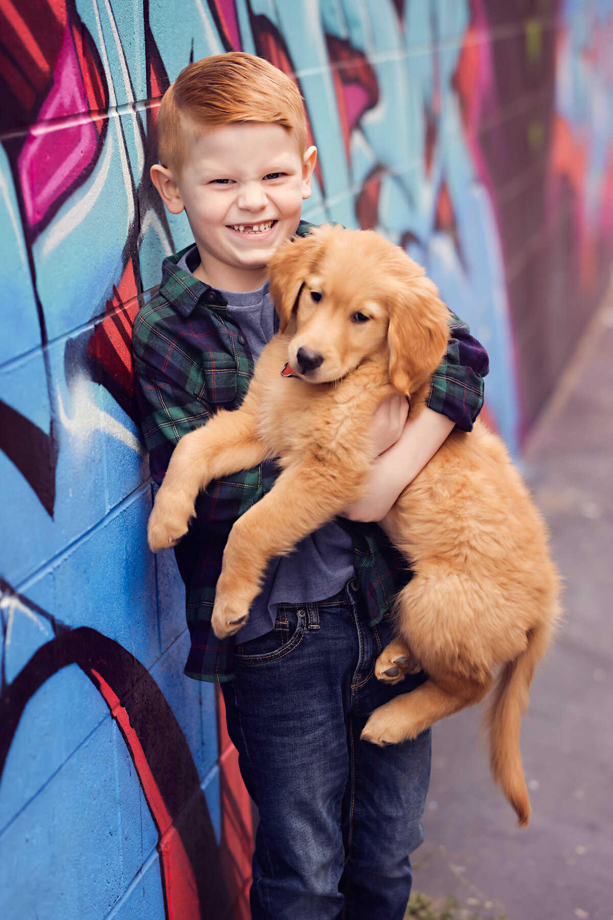 Family-Photos-yvonne-min-photography-boy-brother-son-outside-field-golden-hour-sunset-connection-love-alley-rino-art-district-north-denver-erie-westminster-canon-session-images-puppy-arvada-dog-grass-sunlight-love-hug-retriever-little-boys-66