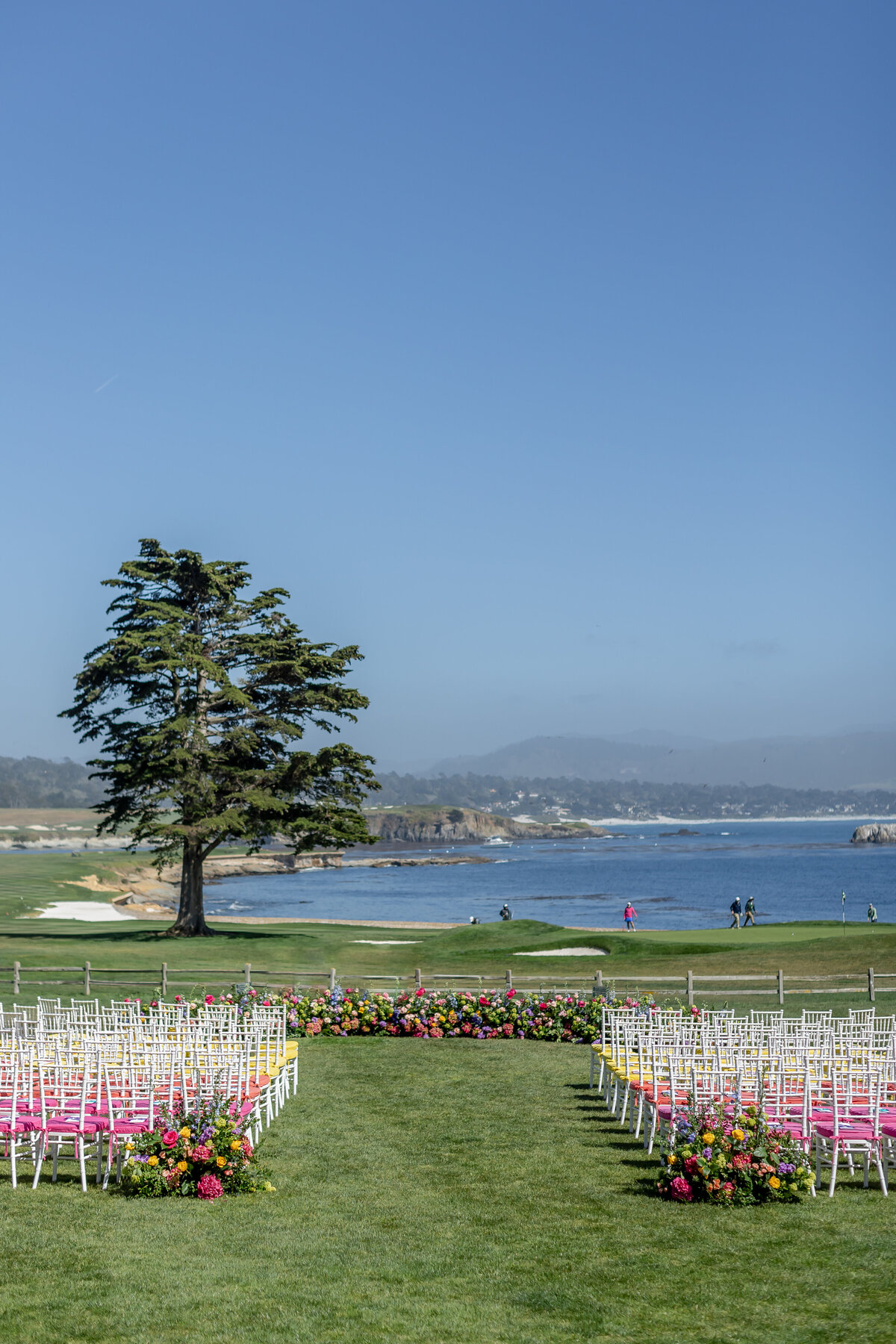 Colorful Ceremony at Pebble Beach