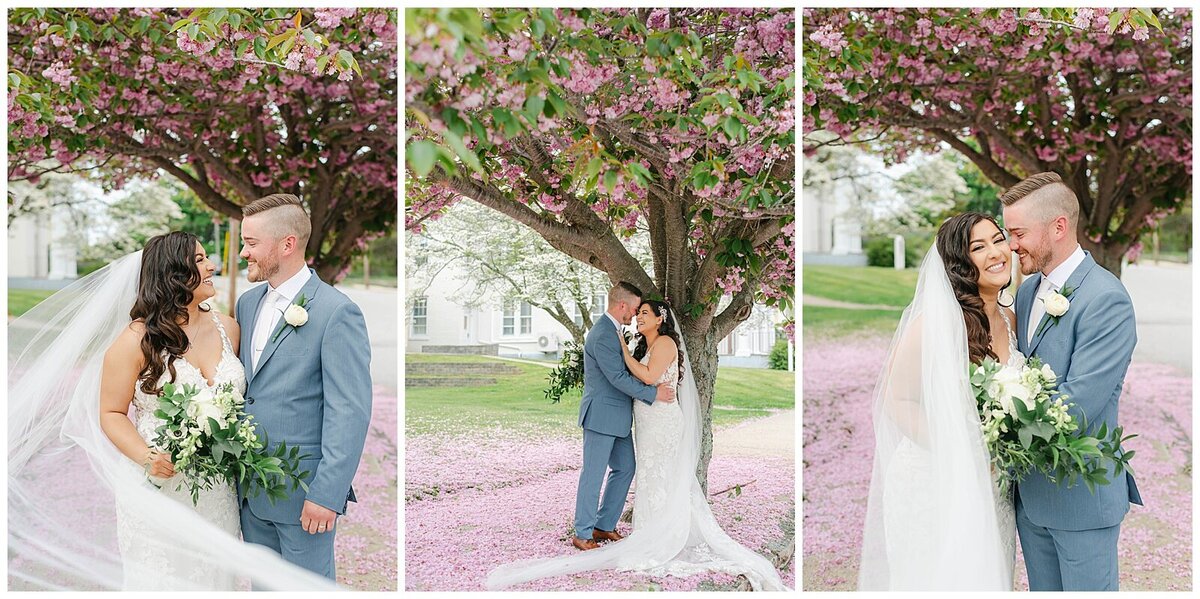 Spring Cherry Blossom Wedding Photos in Washington DC