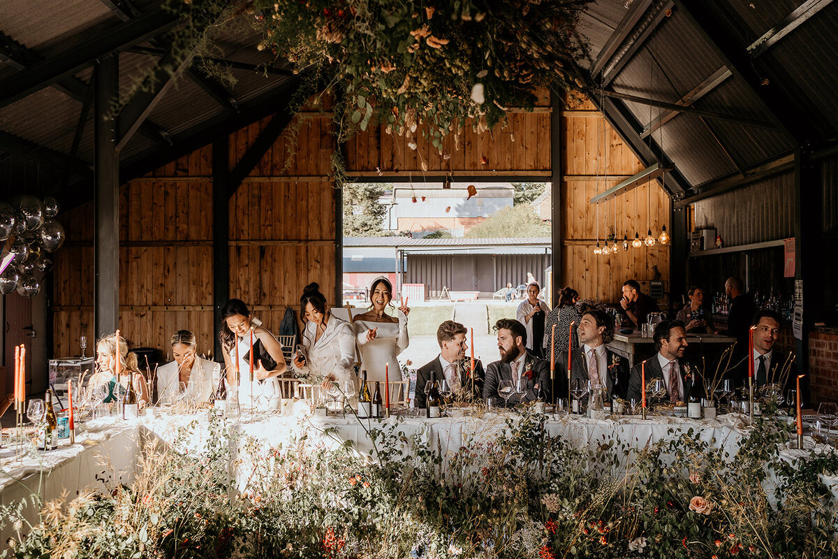 Luxury Floral Meadow Wedding at the Giraffe Shed (32)