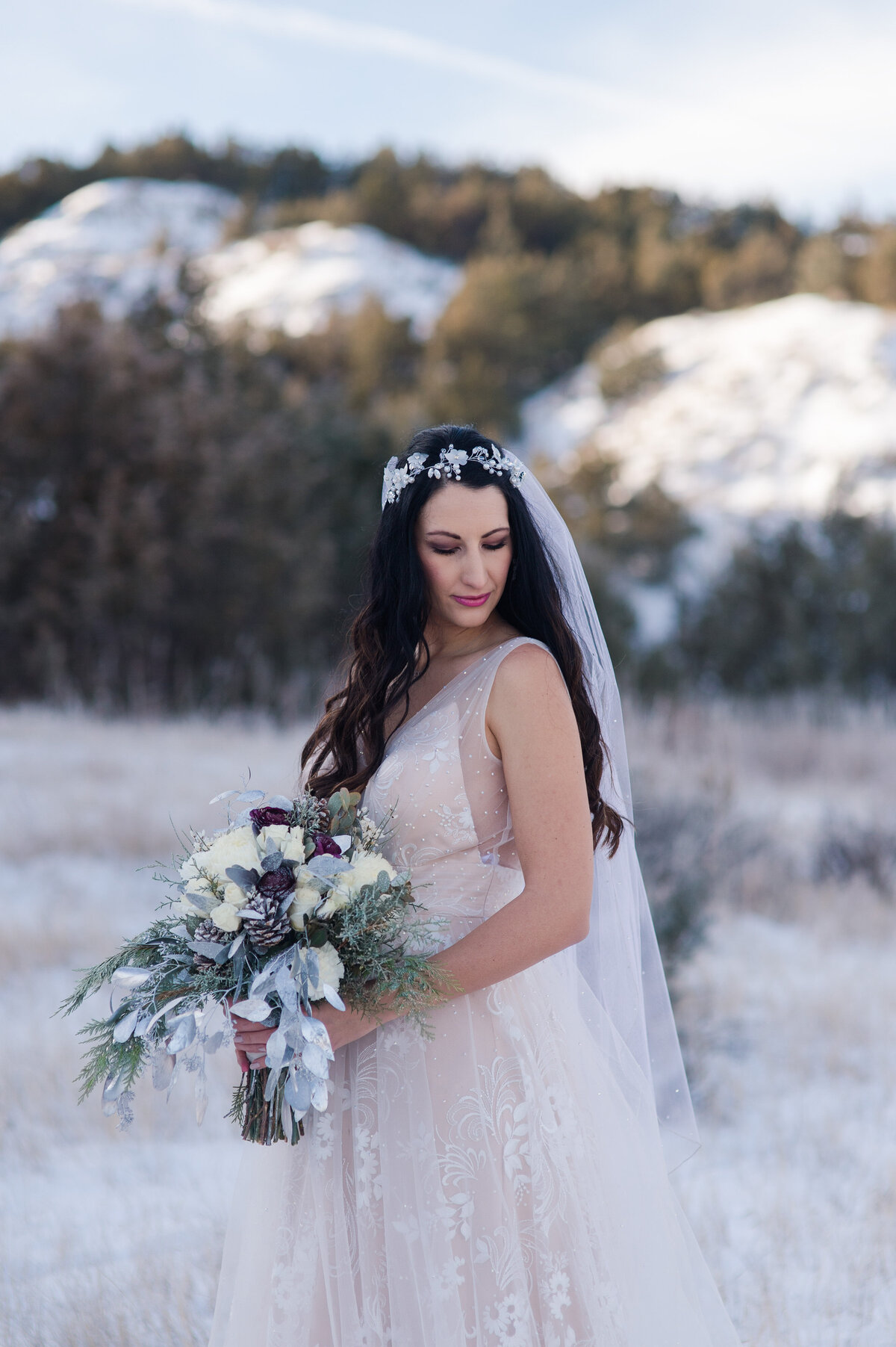 frosty snow winter wedding flint hills manhattan kansas elopement photographer-3