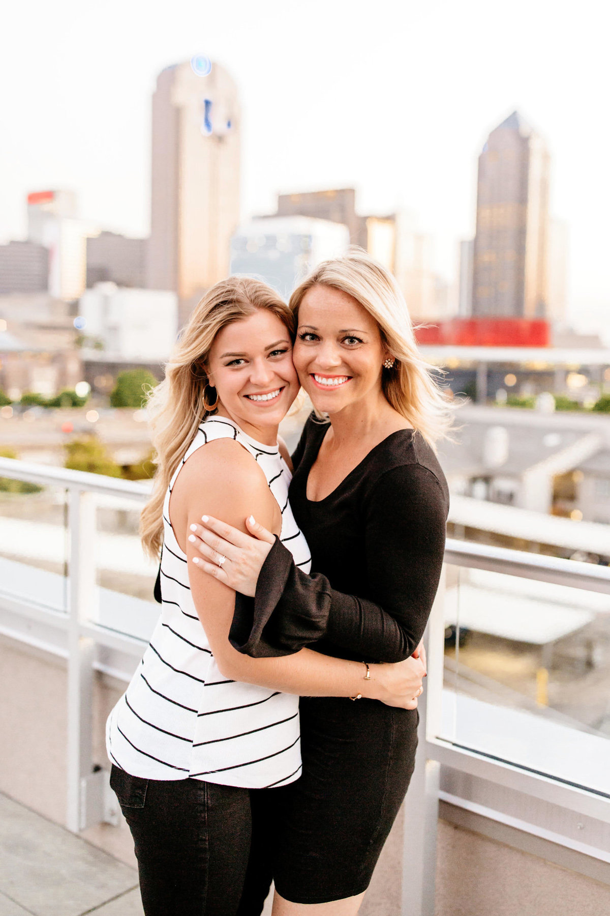 Eric & Megan - Downtown Dallas Rooftop Proposal & Engagement Session-240
