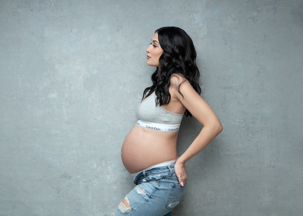 Calvin Klein Maternity Photo