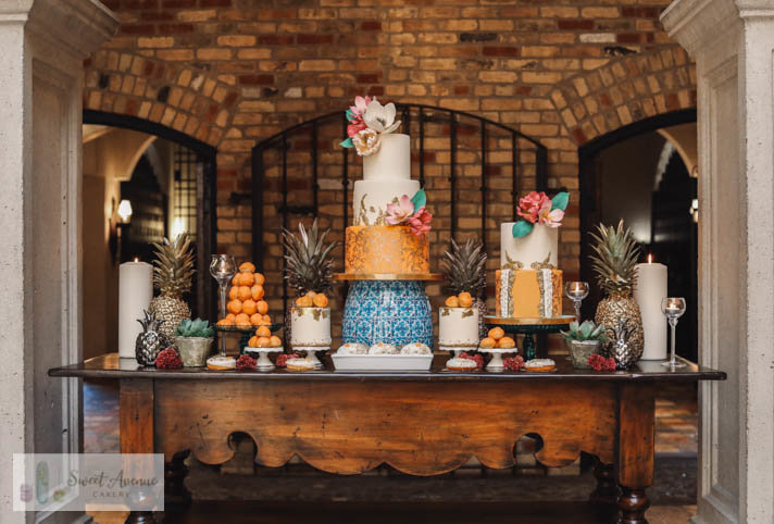 Latin inspired sweet table at Hacienda Sarria - Kitchener wedding