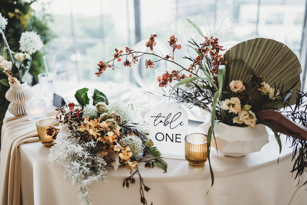 Faye Fern Creative | Luxury Wedding Design, Planning + Production | Los Angeles Wedding | Hudson Loft | Wedding Reception Tablescape