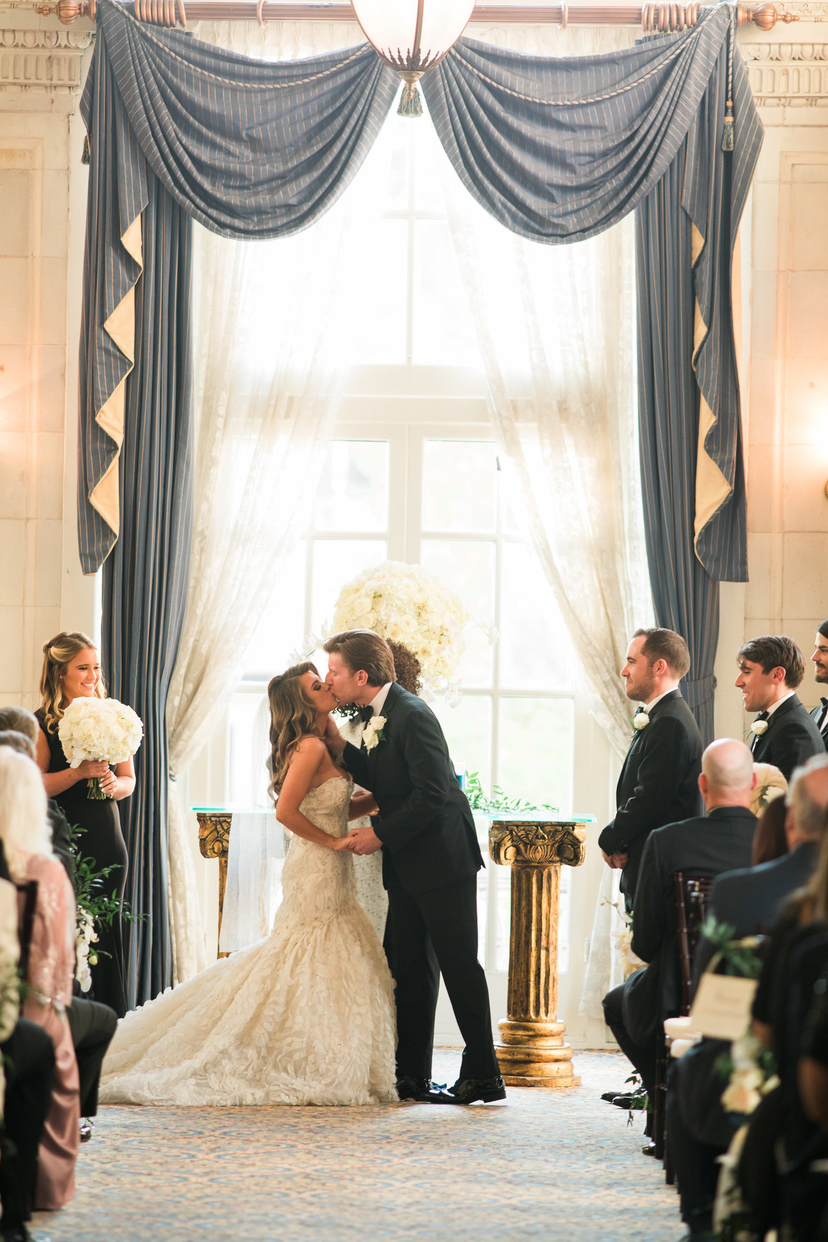 You may kiss the bride, Hermitage hotel in Nashville.