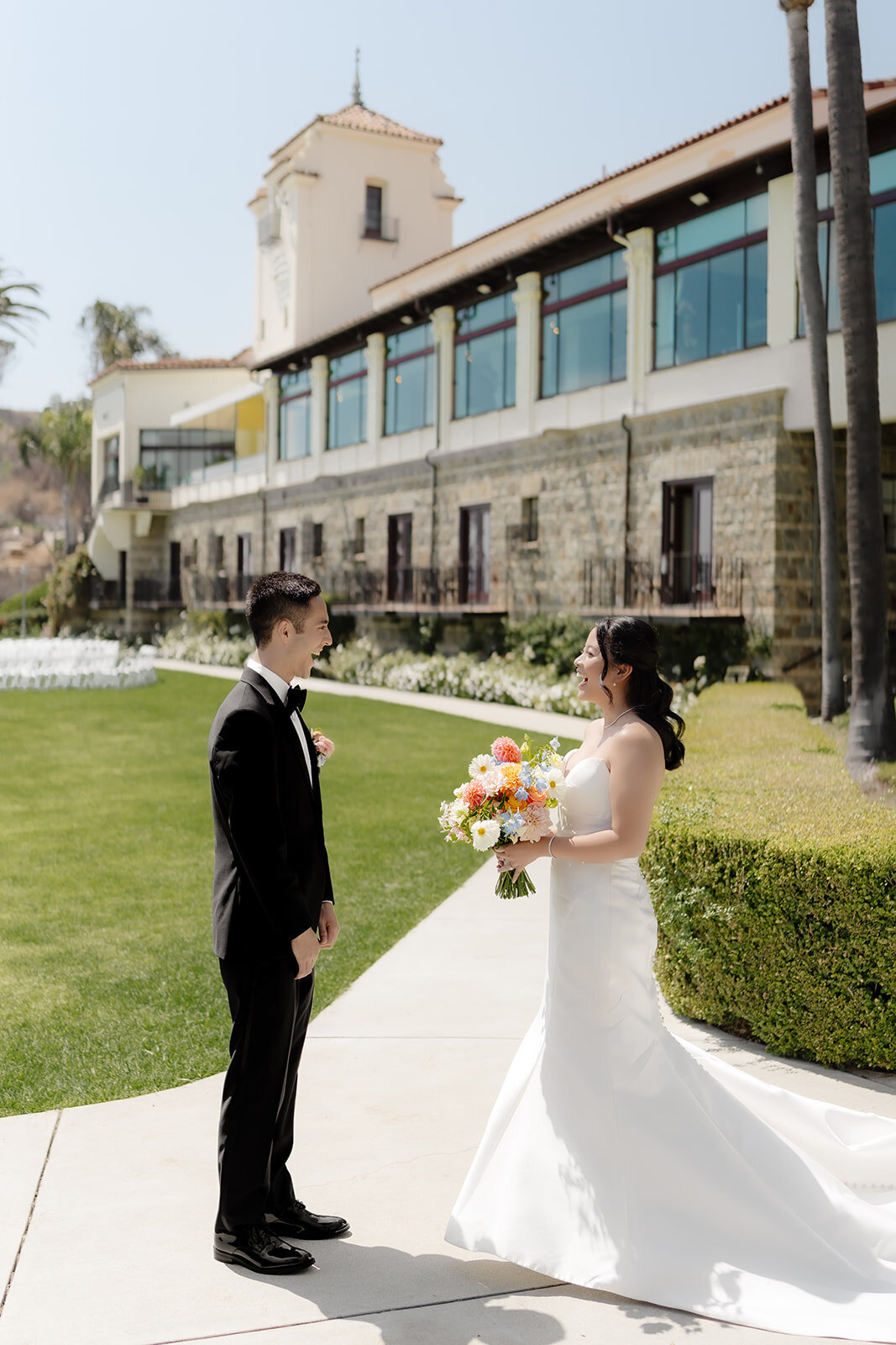 bel air bay club wedding  53