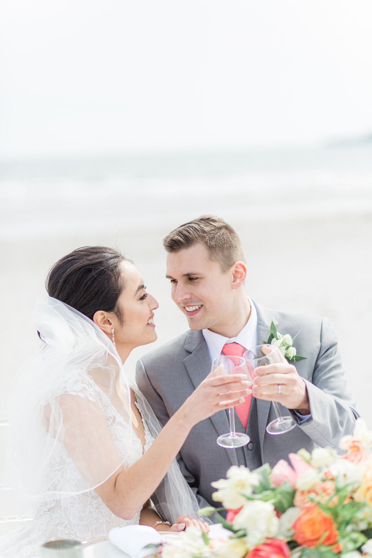 Newport Beach House Rhode Island - colorful luxury beach wedding (152)