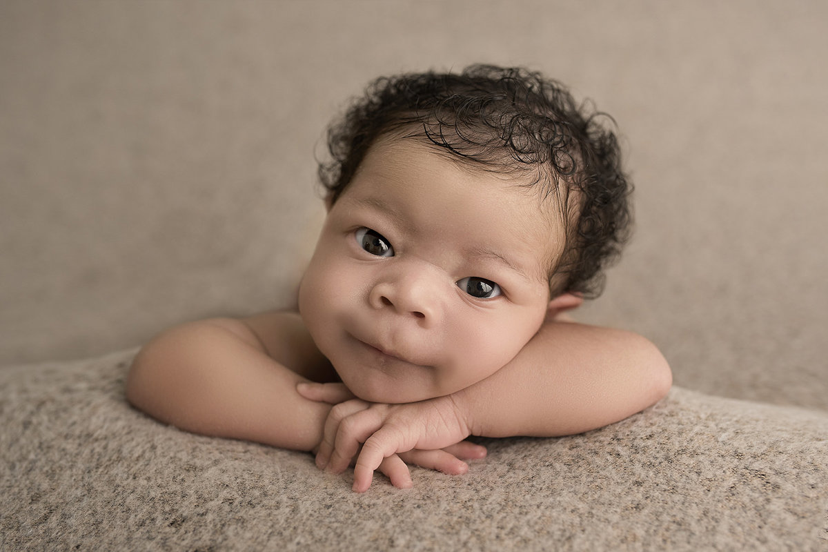 best newborn photographer columbus ohio cutest baby boy neutrals