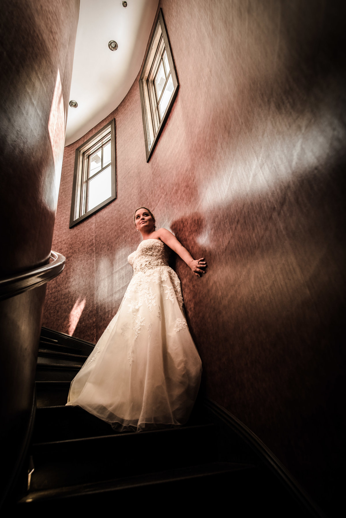 Bridal Portrait - Insignia Steak House, New York - Imagine Studios Photography - Wedding Photographer