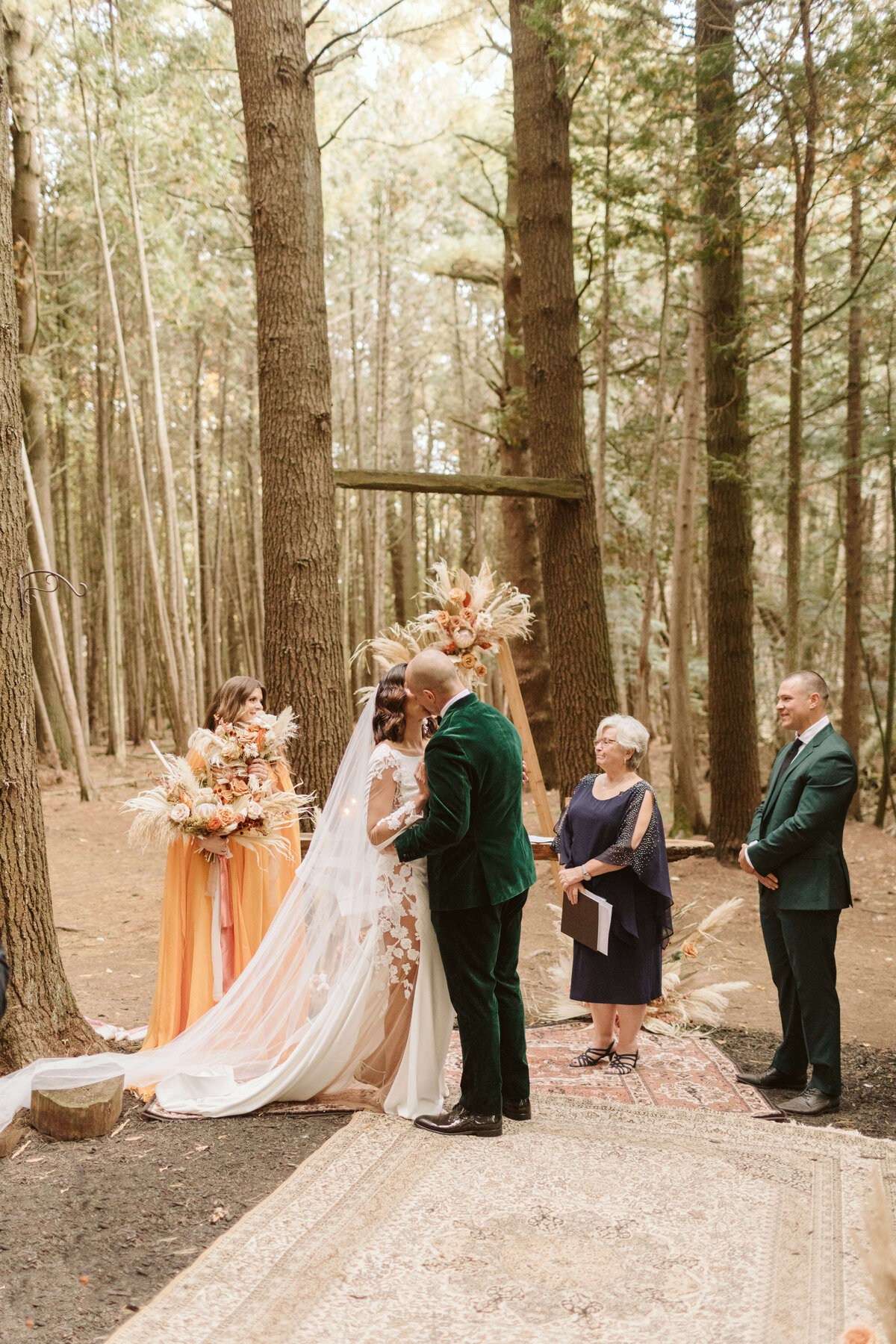 Forest Wedding Ceremony - Whispering Springs Wilderness Retreat
