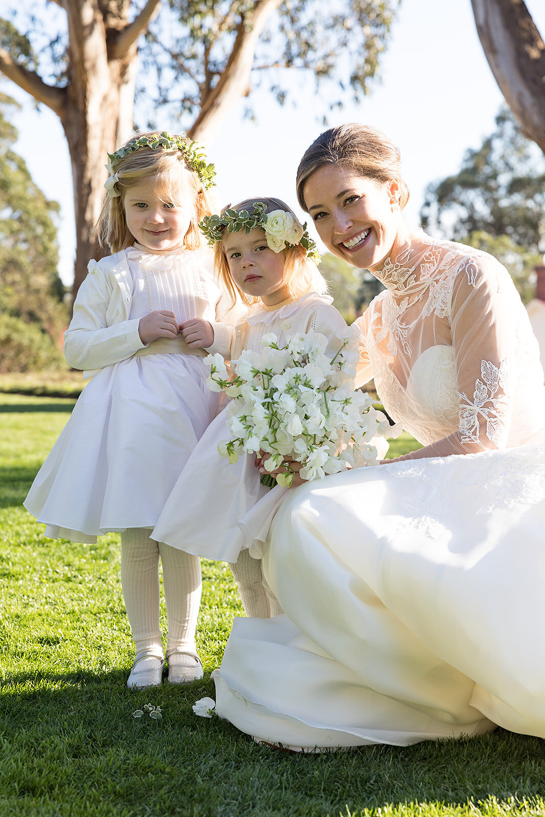 Cavallo Point wedding flower girls