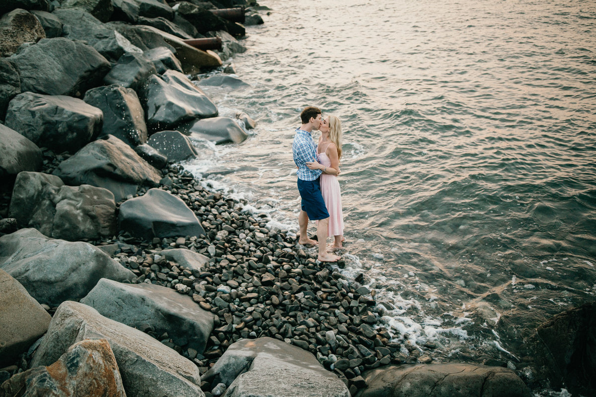 Avalon, NJ engagement beach session, photographed by Sweetwater.