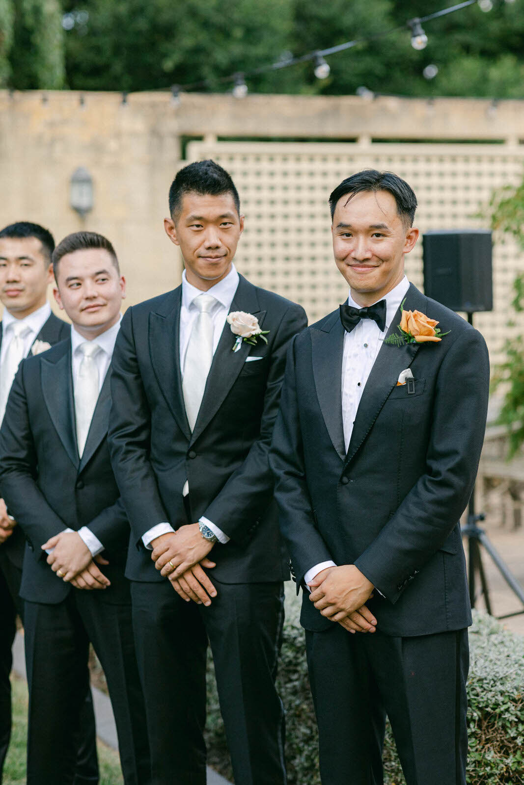 groom, groom suit and groomsmen