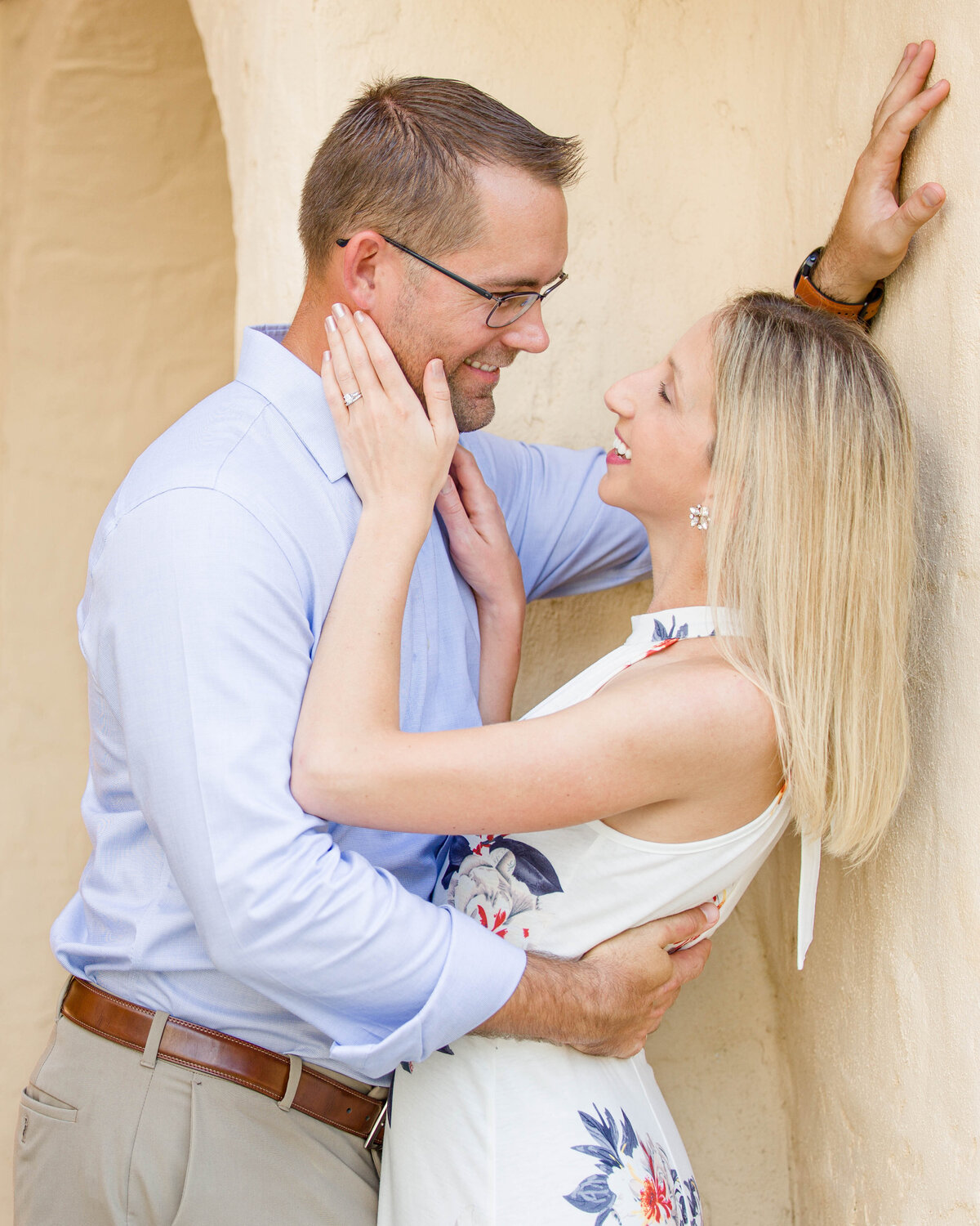 Engagement photo byby Lucas Mason Photography in Orlando, Windermere, Winder Garden area