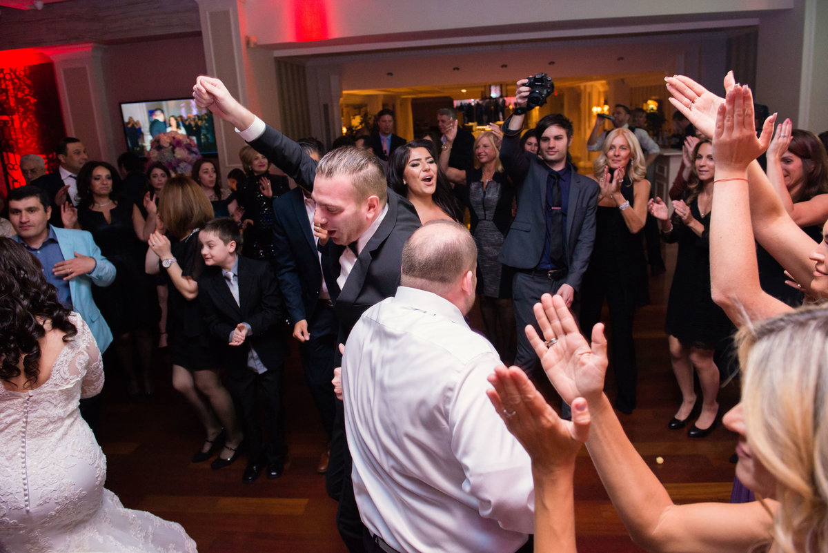 Guests dancing at The Somerley