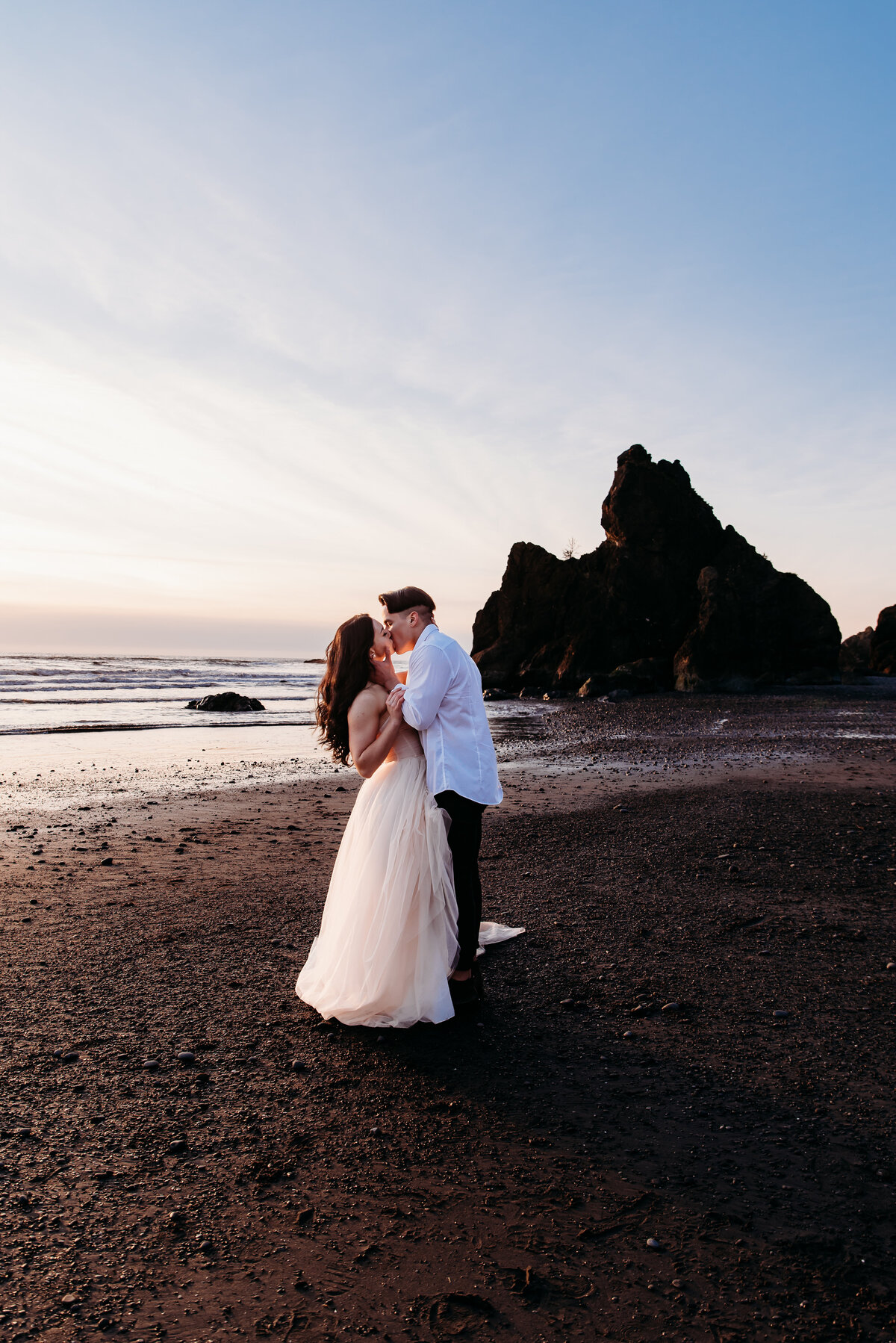Olympic National Park Ruby Beach Wedding and Elopement Photographer Washington State