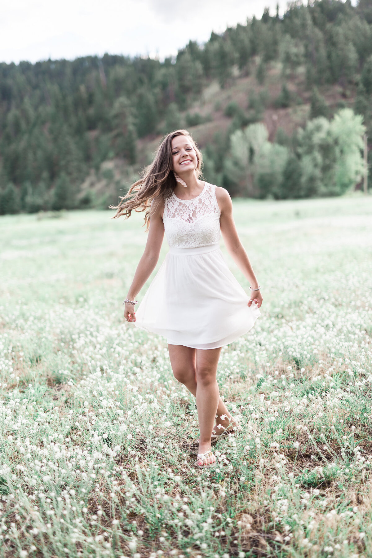 Whimsical Portraits in the Wildflowers || Jessica Fintry Provincial Park & Protected Area-2