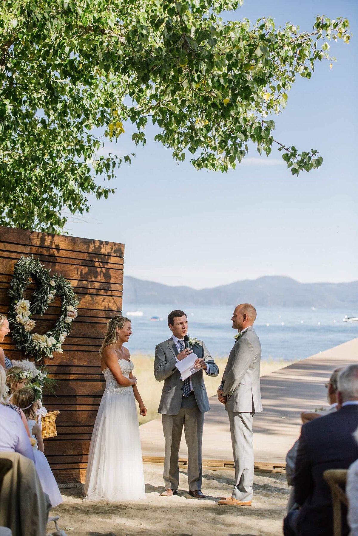 wedding ceremony lake tahoe